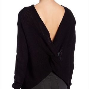 Medium cotton emporium twist back sweater